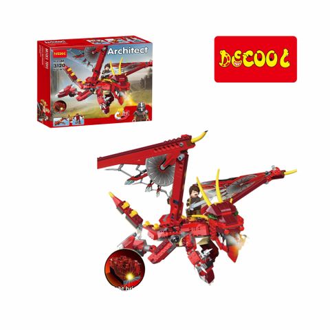 Bộ đồ chơi lắp ráp mô hình Rồng Thần DECOOL