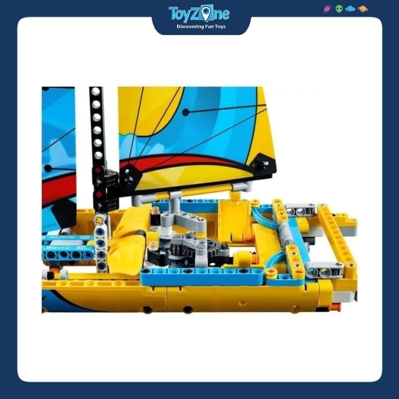 Bộ đồ chơi mô hình lắp ráp Đua thuyền buồm 2in1 Decool