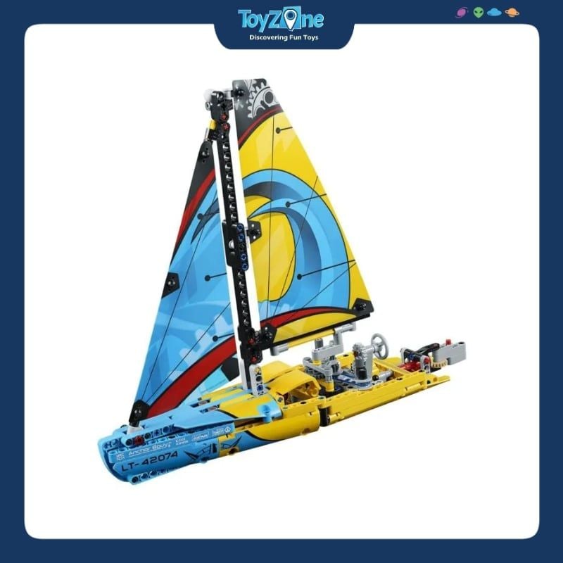 Bộ đồ chơi mô hình lắp ráp Đua thuyền buồm 2in1 Decool