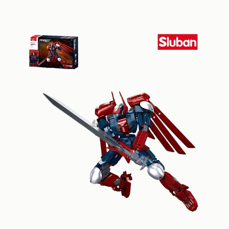 Bộ đồ chơi mô hình lắp ráp Mecha Master Siêu nhân Krytonian Sluban