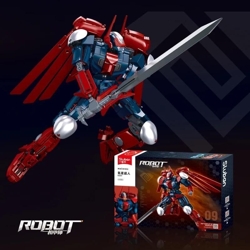 Bộ đồ chơi mô hình lắp ráp Mecha Master Siêu nhân Krytonian Sluban