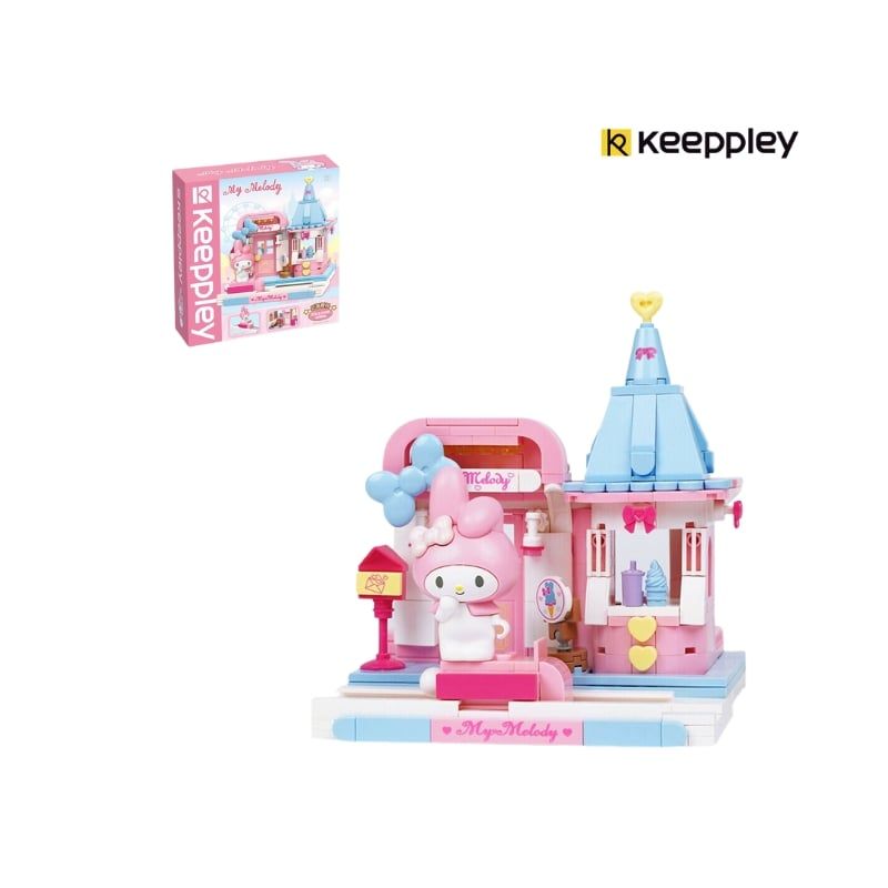 Bộ đồ chơi mô hình lắp ráp Tiệm Kem My Melody Keeppley
