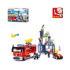 Bộ đồ chơi lắp ráp mô hìnhTrung tâm huấn luyện chữa cháy Sluban
