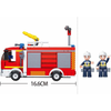 Bộ đồ chơi lắp ráp mô hình Xe cấp nước cứu hỏa Sluban