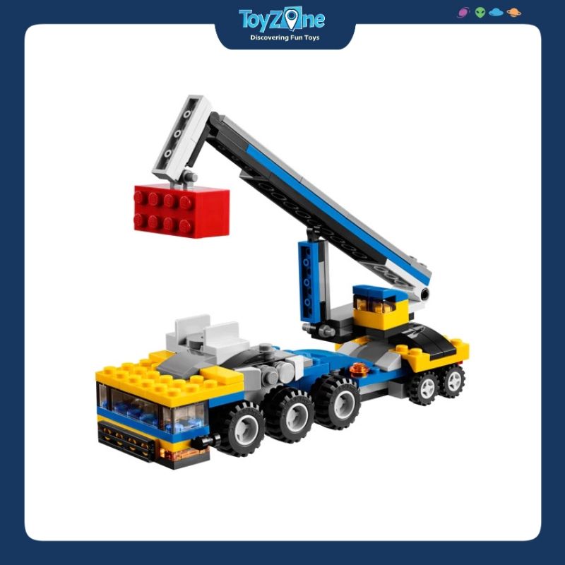 Bộ đồ chơi mô hình lắp ráp Xe vận chuyển 3in1 Decool