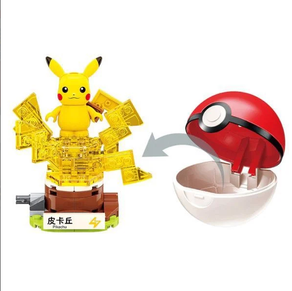 Bộ đồ chơi lắp ráp mô hình Pokemon Mini Keeppley