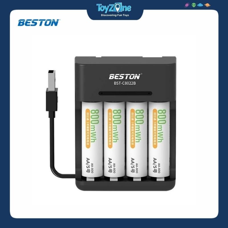 Bộ sạc pin 4 khe BST-C8022B BESTON