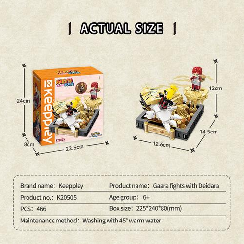 Bộ đồ chơi lắp ráp mô hình Naruto Keeppley