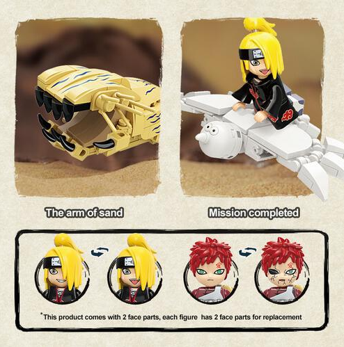 Bộ đồ chơi lắp ráp mô hình Naruto Keeppley