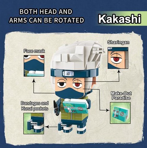 Bộ đồ chơi lắp ráp mô hình Naruto Keeppley