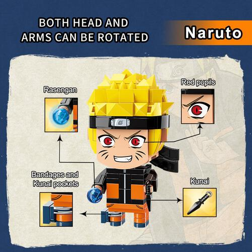 Bộ đồ chơi lắp ráp mô hình Naruto Keeppley