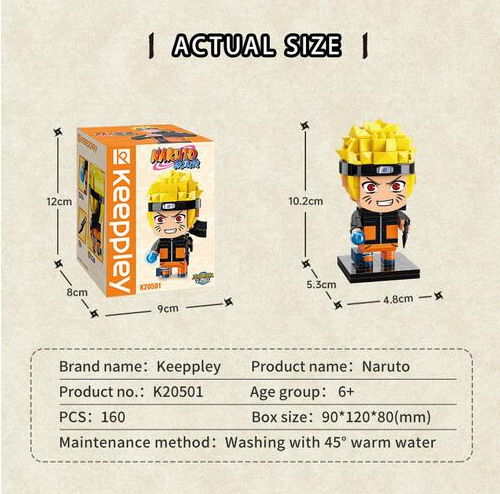 Bộ đồ chơi lắp ráp mô hình Naruto Keeppley