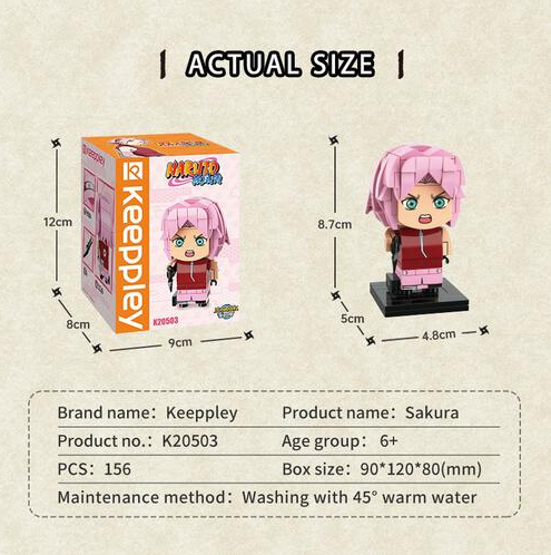 Bộ đồ chơi lắp ráp mô hình Naruto Keeppley