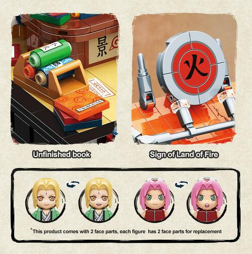Bộ đồ chơi lắp ráp mô hình Naruto Keeppley