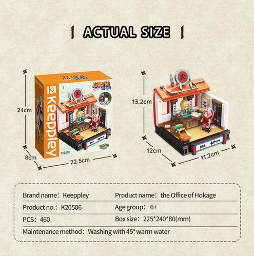 Bộ đồ chơi lắp ráp mô hình Naruto Keeppley