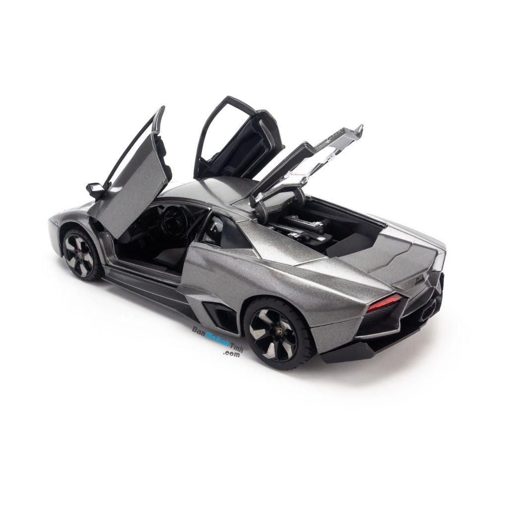 Mô hình xe Lamborghini Reventon 1:24 Rastar Grey (5)