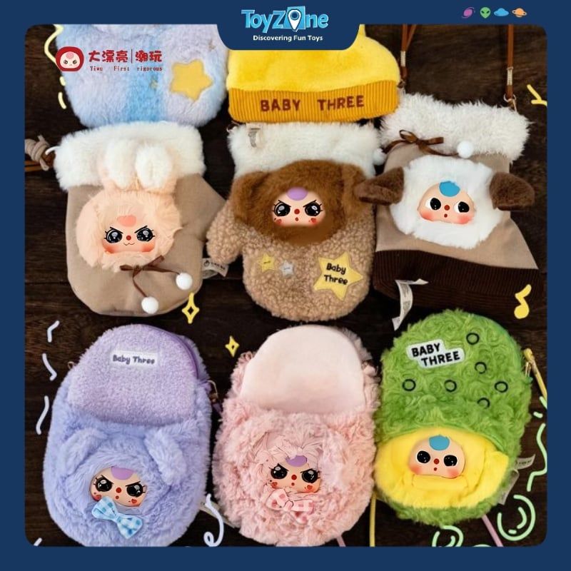 Blind box Baby Three Túi Điện Thoại Đeo Chéo Mobile Phone Bag CUREPLANETA