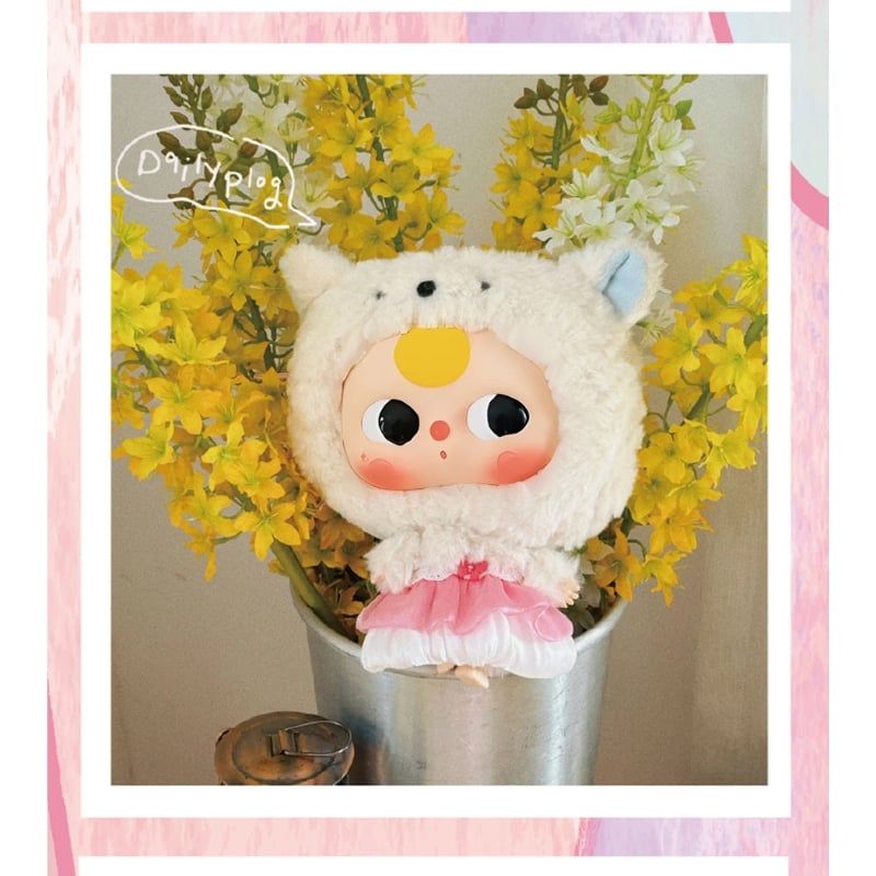 Mô hình Blind box Gấu bông Baby Three Big Head Baby Zipper Bag Series ( Em Bé Đầu To ) BABY THREE