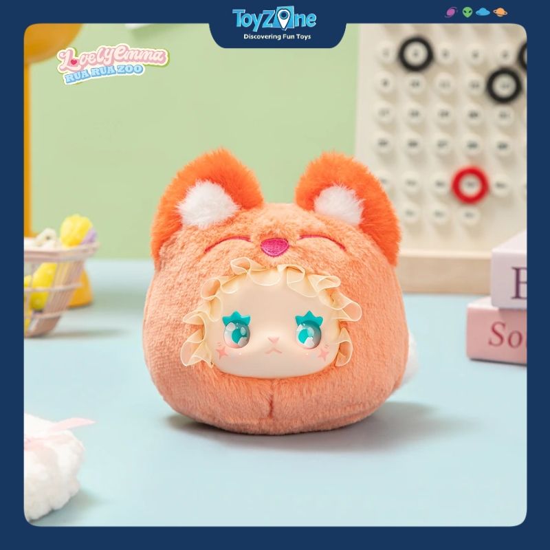 Mô hình Blind box Móc khoá Gấu bông Lovely Emma Rua Rua Zoo Vinyl Face MJ STUDIO