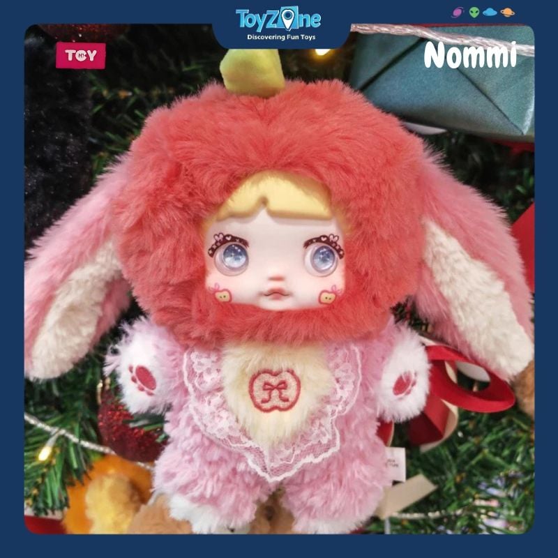 Mô hình đồ chơi Blind box Móc khóa Gấu bông Nommi V3 Fruit Series ( Nommi Trái Cây ) HITOY