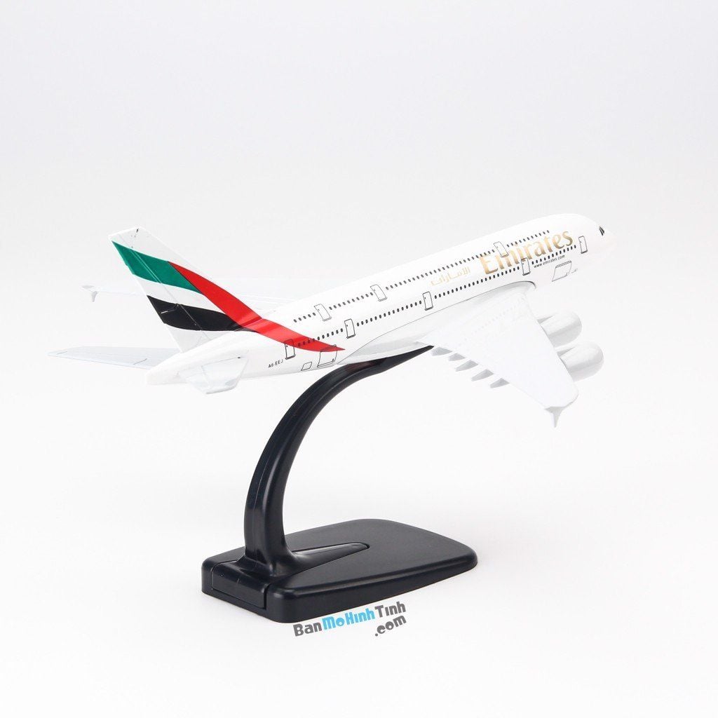 Mô hình máy bay Emirates Airbus A380 20cm Everfly
