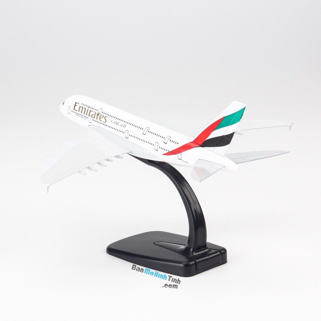 Mô hình máy bay Emirates Airbus A380 20cm Everfly