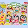 Mô hình Blind box Móc khóa Gấu bông Crayon Shin-Chan Yummy Box Afternoon Tea Time ( Hộp Ăn Nhẹ Giờ Trà Chiều ) LDCX