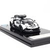 Mô hình siêu xe Lamborghini Huracan LeoVegas 1:64 JEC white/black (6)