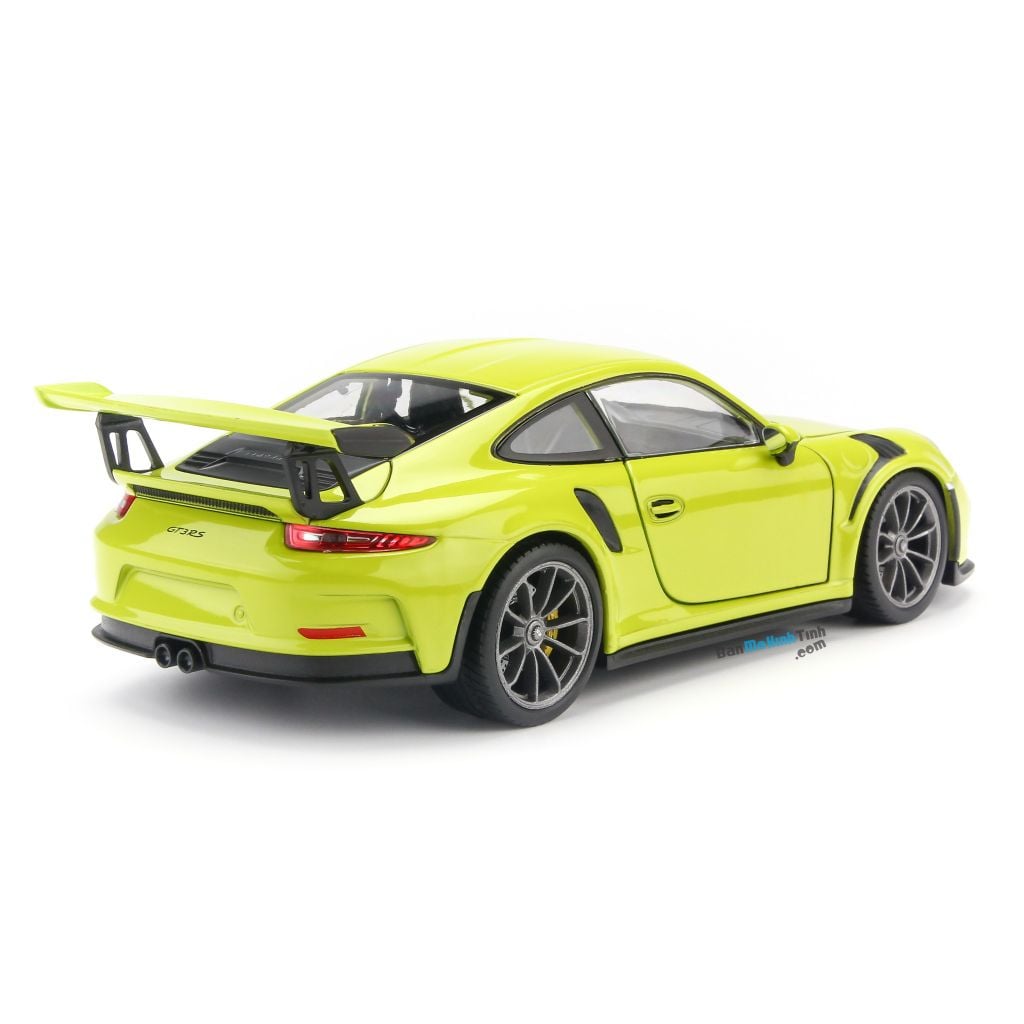 Mô hình xe Porsche 911 GT3 RS Green 1:24 Welly (5)
