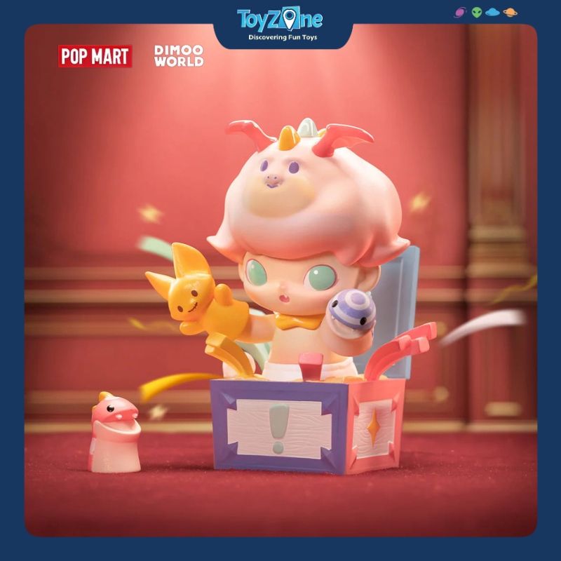 Mô hình đồ chơi Blind box Dimoo No One's Gonna Sleep Tonight Series (Đêm Không Ngủ Cùng Dimoo) POP MART
