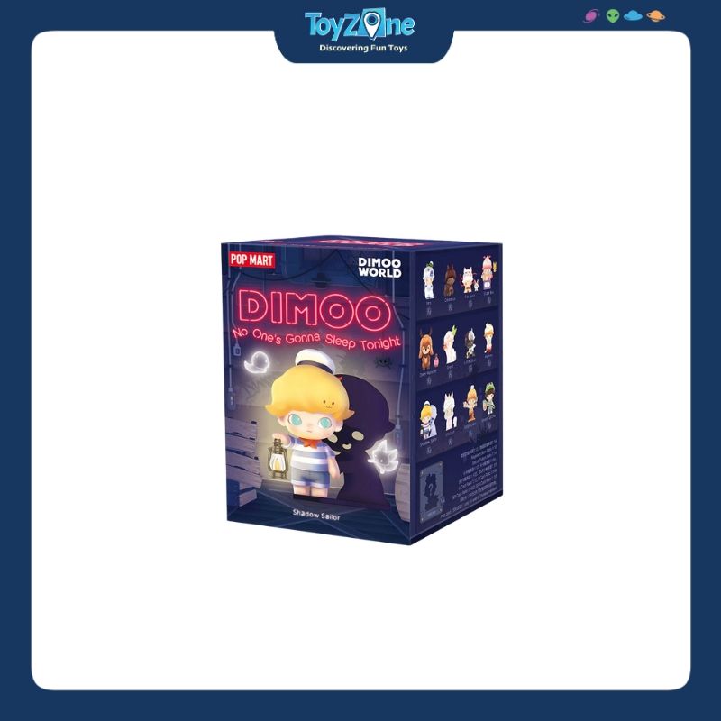 Mô hình đồ chơi Blind box Dimoo No One's Gonna Sleep Tonight Series (Đêm Không Ngủ Cùng Dimoo) POP MART