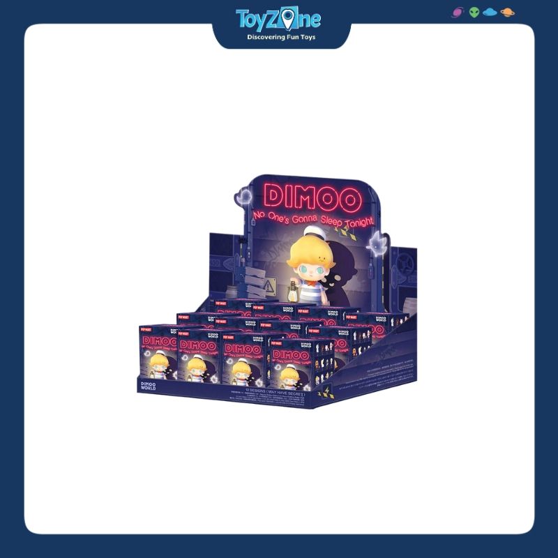 Mô hình đồ chơi Blind box Dimoo No One's Gonna Sleep Tonight Series (Đêm Không Ngủ Cùng Dimoo) POP MART