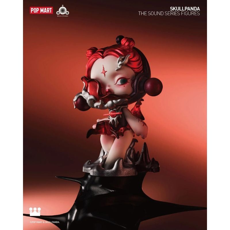 Mô hình đồ chơi Blind box Skull Panda The Sound ( Skull Panda Âm Thanh ) POP MART