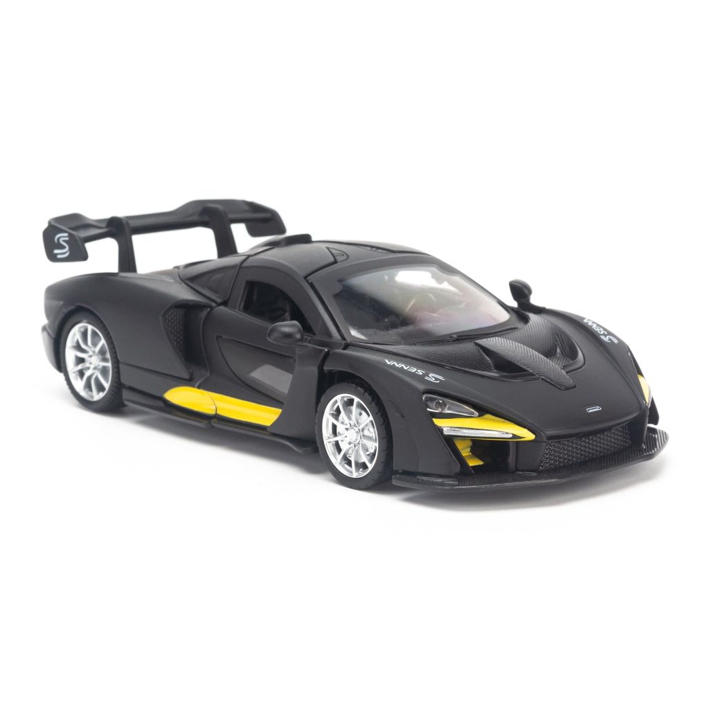 Mô hình xe Mclaren Senna 1:32 UNI Matte Black