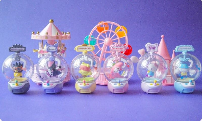 Mô hình đồ chơi Blind box Sanrio Claw Machine Figure Series (Máy Gắp Thú Sanrio) MINISO