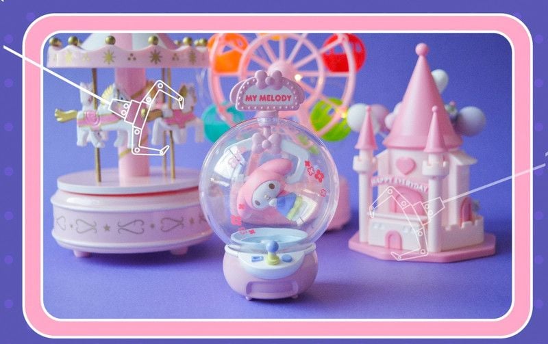 Mô hình đồ chơi Blind box Sanrio Claw Machine Figure Series (Máy Gắp Thú Sanrio) MINISO