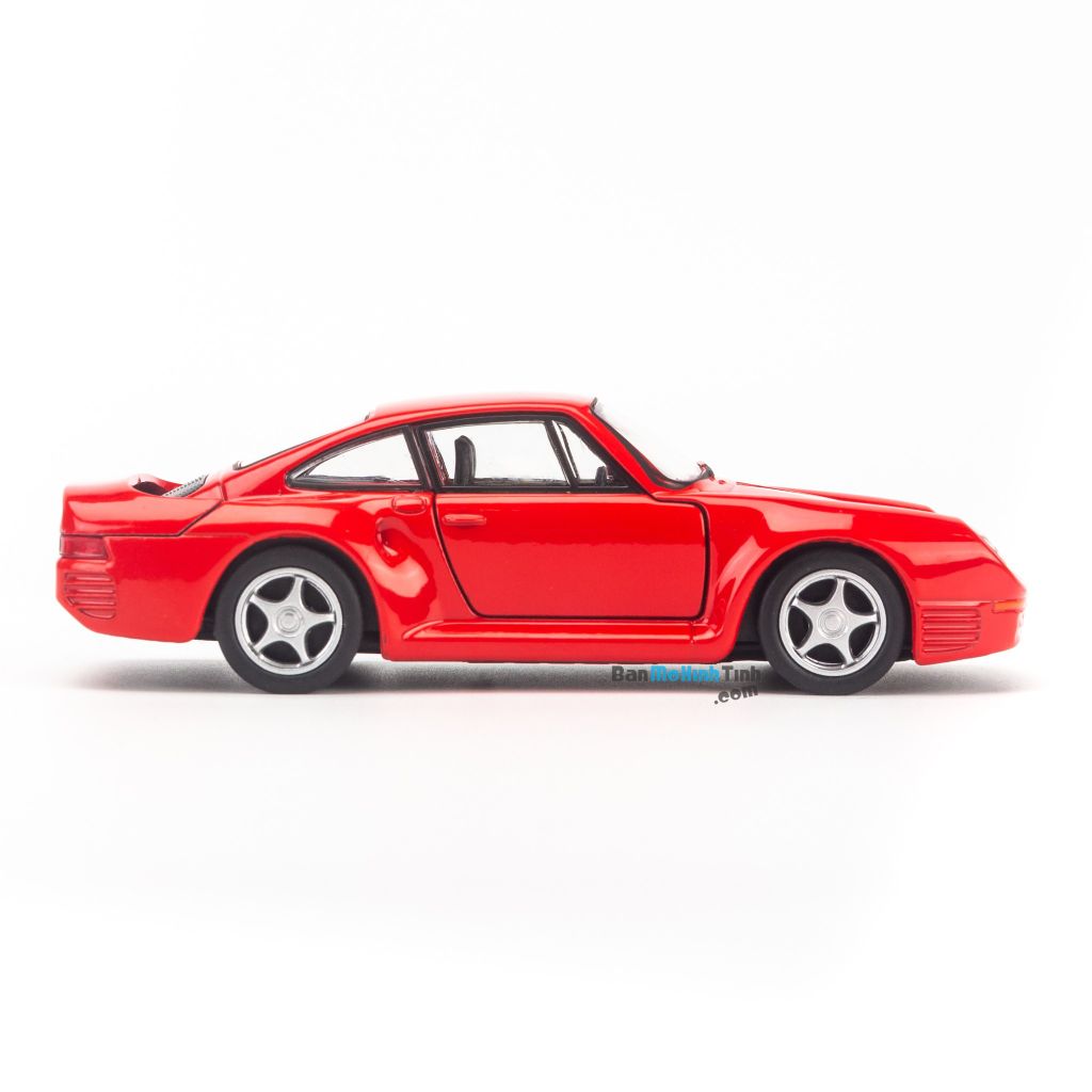 Mô hình xe cổ Porsche 959 1986 1:36 Welly Red (3)