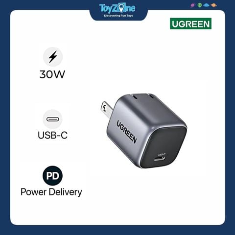 Củ Sạc Nhanh Nexode 30W USB-C PD GaN Fast Charger UGREEN
