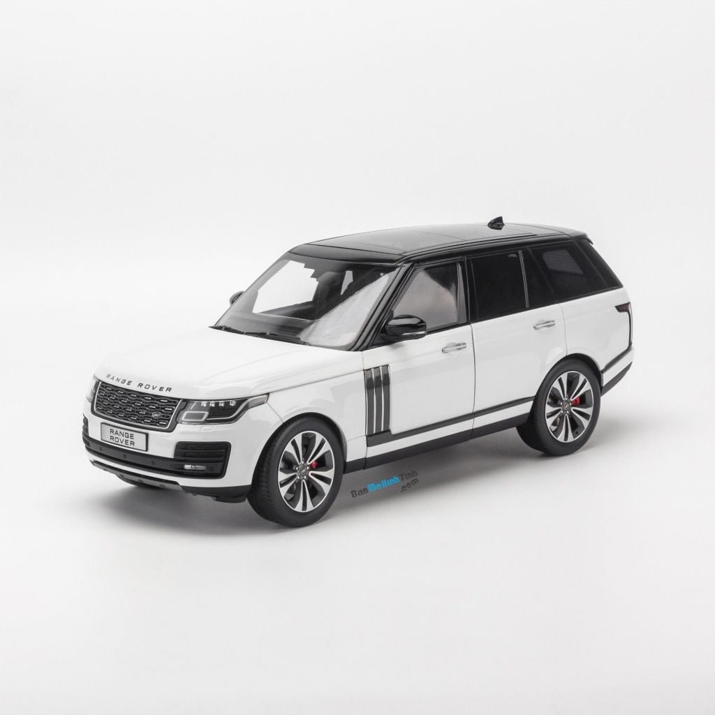 Mô hình xe Land Rover Range Rover SVA Excutive Edition 2020 1:18 LCD White (1)