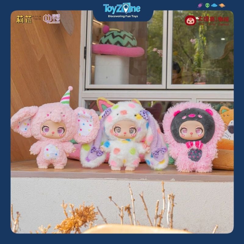 Mô hình Blind Box Gấu Bông Liila's ZOO 600% ( Liila's Sở Thú ) LIILA TOYS