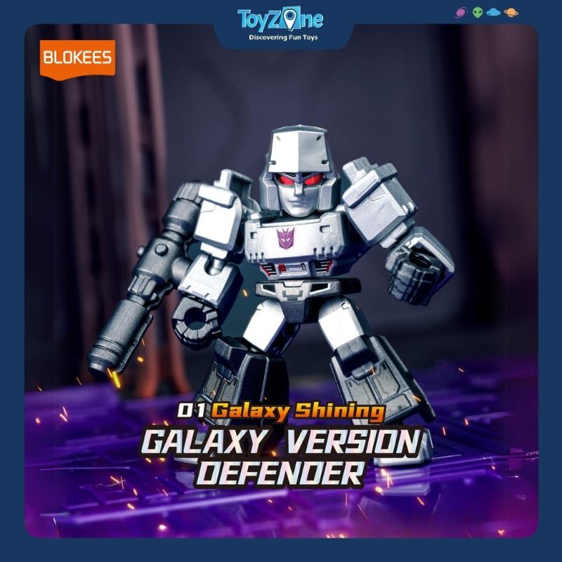Mô hình đồ chơi Lắp ráp Blind box Transformers Galaxy Version Defender 01 Galaxy Shining Model Kits BLOKEES