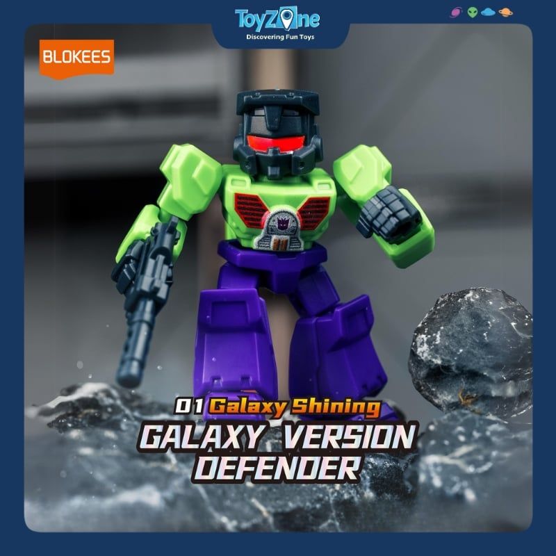 Mô hình đồ chơi Lắp ráp Blind box Transformers Galaxy Version Defender 01 Galaxy Shining Model Kits BLOKEES