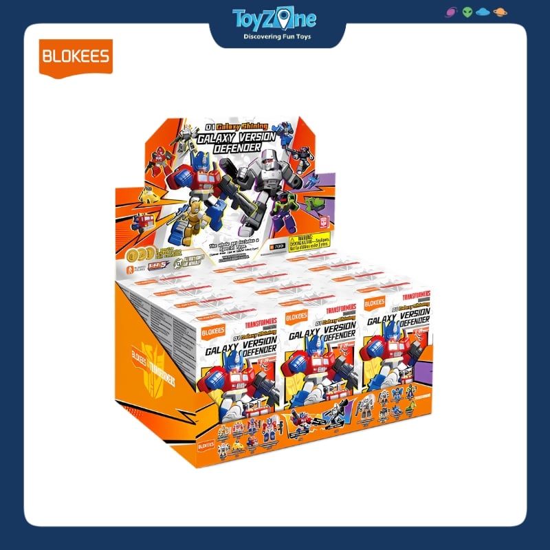 Mô hình đồ chơi Lắp ráp Blind box Transformers Galaxy Version Defender 01 Galaxy Shining Model Kits BLOKEES