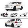 Mô hình xe Toyota Land Cruiser 2010 1:24 Doublehorses White (3)