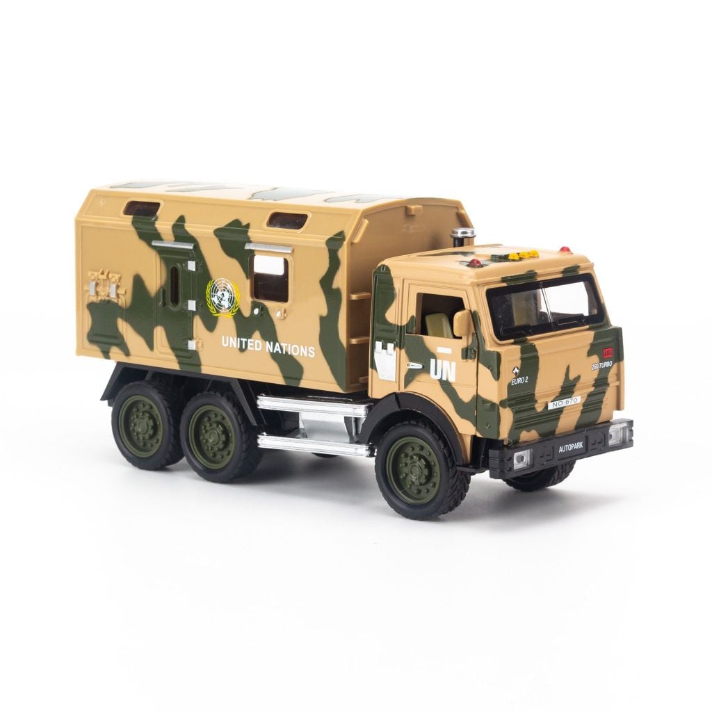 Mô hình xe tải quân sự United Nations 1:32 Military force