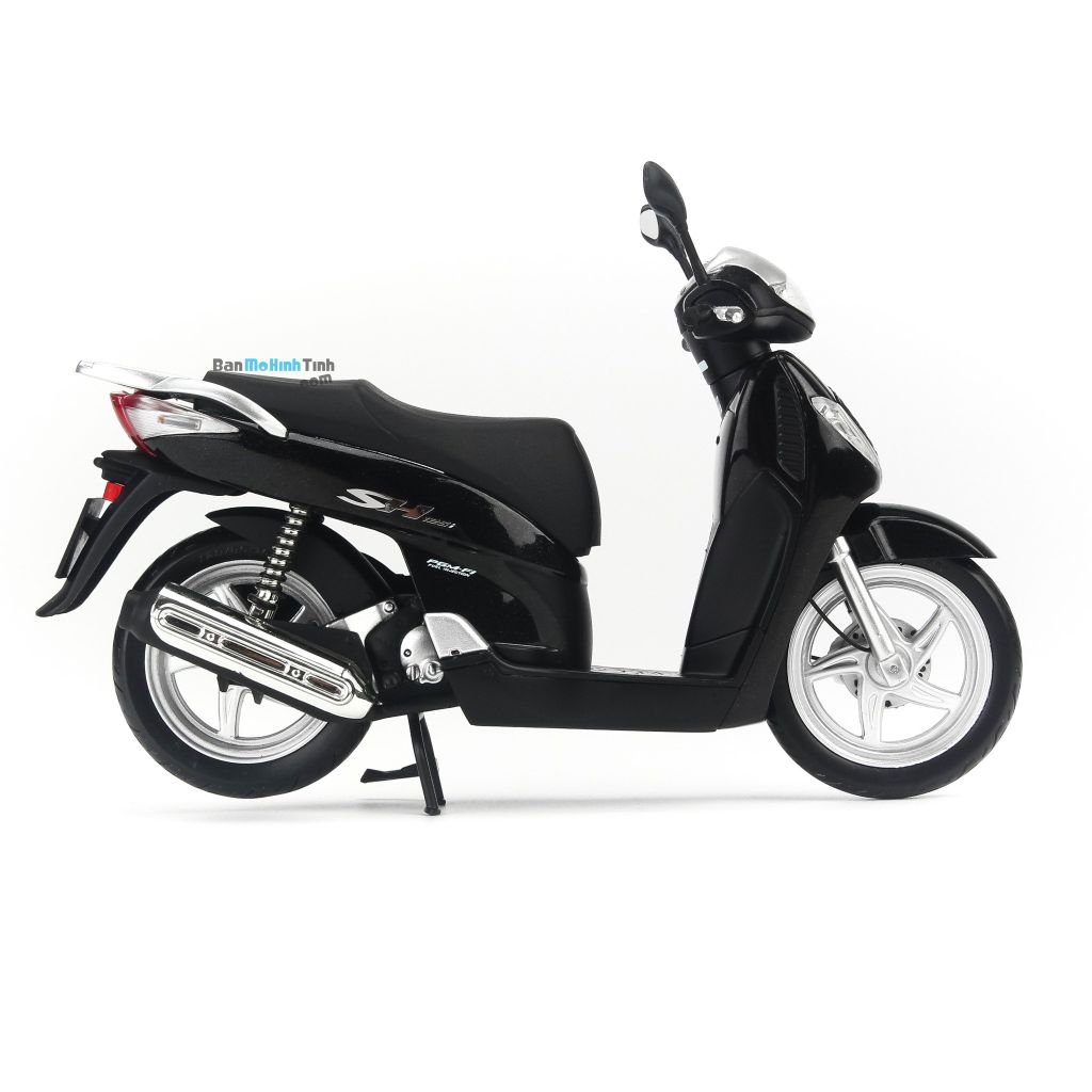Mô hình xe máy Honda SH 125i 2007 Black 1:12 Dealer giá tốt nhất việt nam (3)