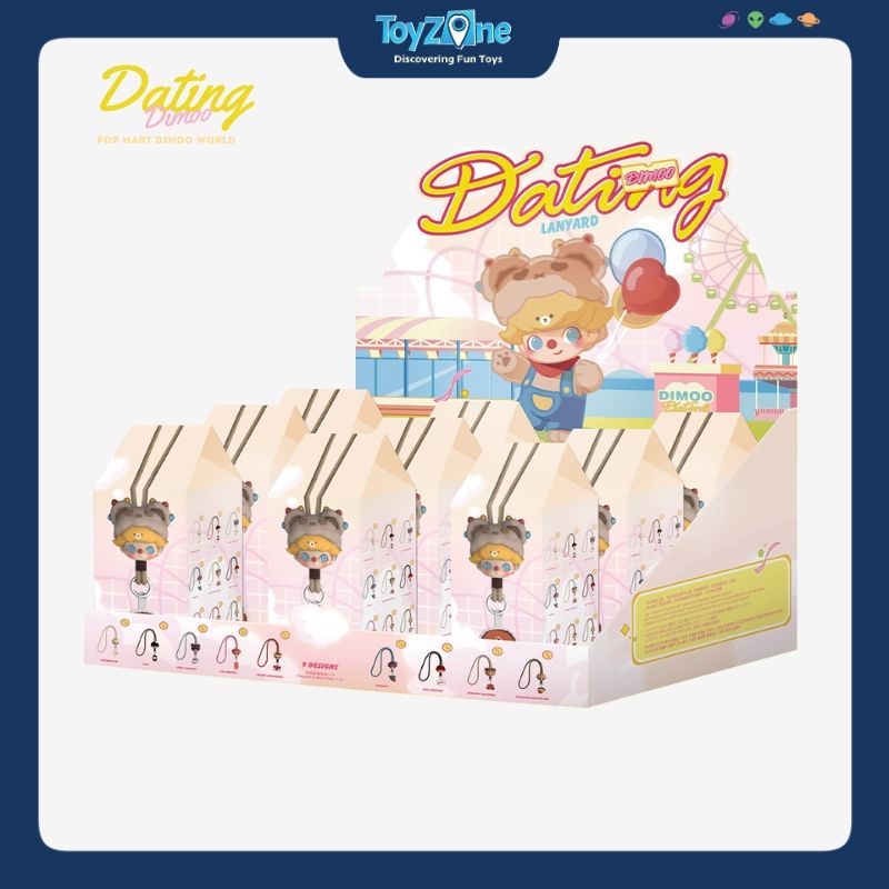 Dây đeo Blind box Dimoo Dating Series Lanyard ( Dimoo Hẹn Hò ) POP MART