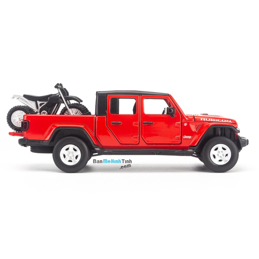 Mô hình xe Jeep Gladiator 1:32 Jackiekim Red (2)