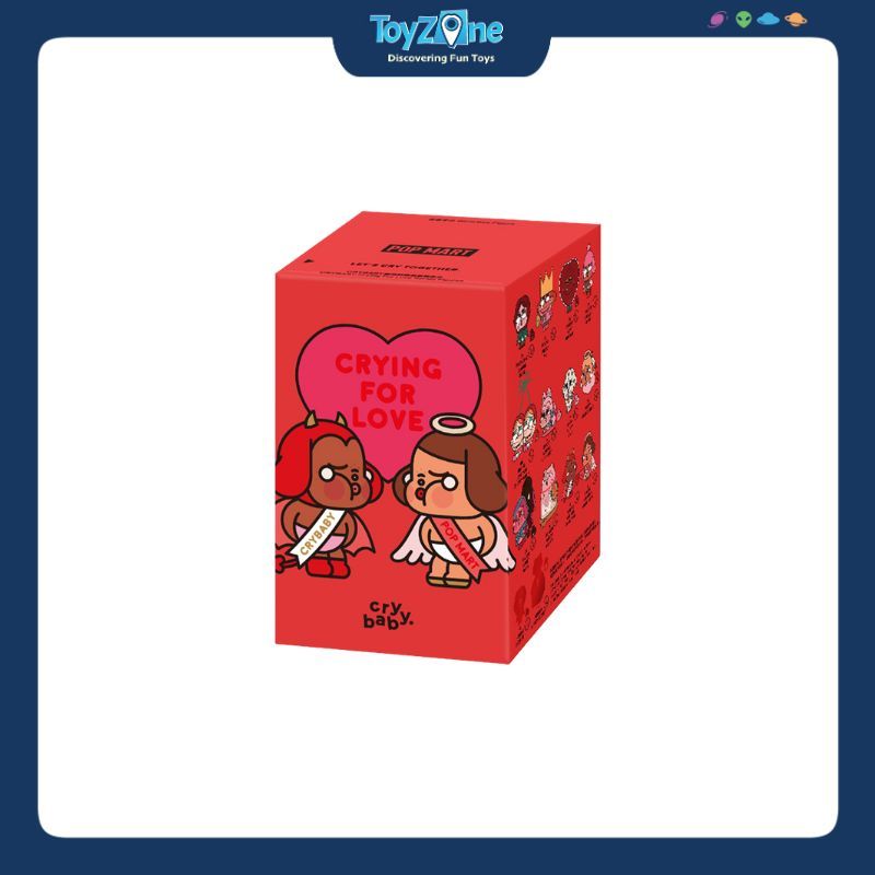 Mô Hình Đồ Chơi Blind Box CryBaby Crying For Love Series Figures (Khóc vì tình yêu) POP MART