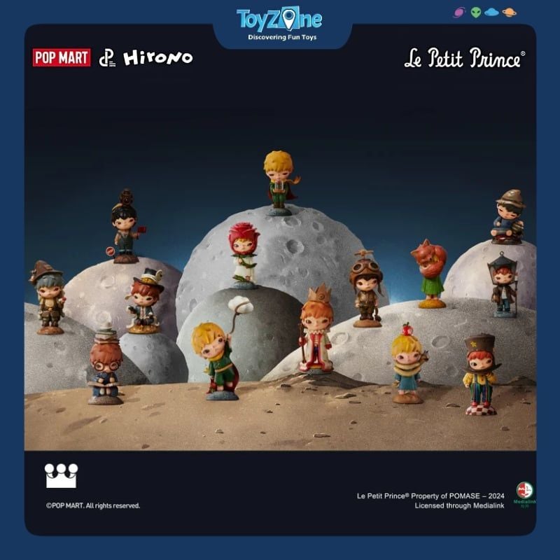 Mô hình đồ chơi Blind Box Hirono × Le Petit Prince ( Hoàng Tử Bé ) Series Figures POP MART